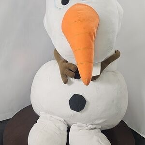 Disney Frozen 2 Olaf the Snowman Huge Jumbo 36" Plush Toy - Clean - EUC